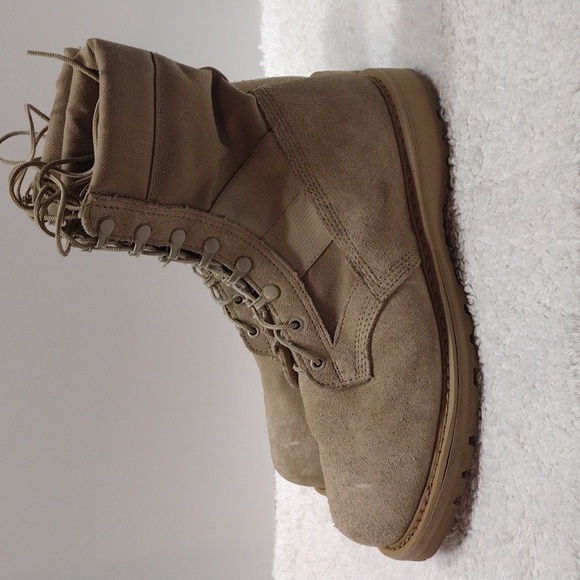 Men's Rocky Tan Military Hot Weather Army Combat Boots Size 11.5W - Picture 3 of 15